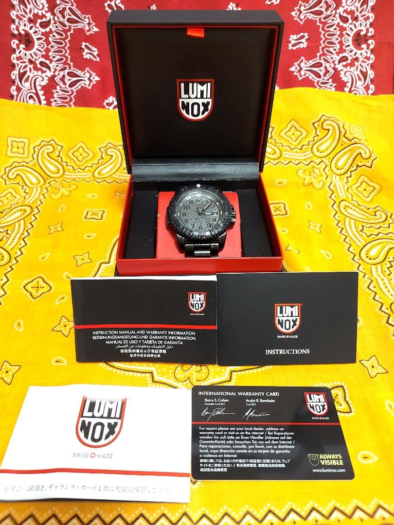 【稼働品】LUMINOX/ルミノック　3150　ブラックアウト