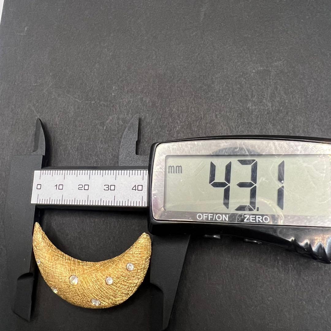 Dior ブローチ 月 MOON ビンテージ アンティーク old ゴールド