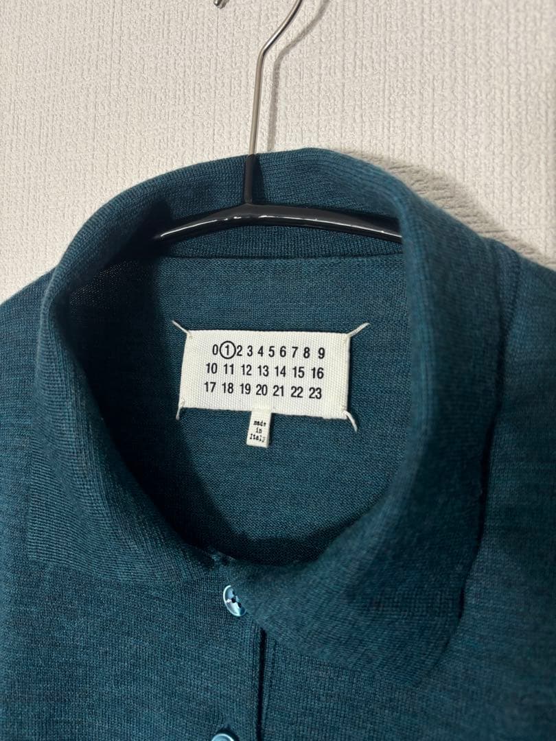 Maison Margiela 16AW ウールニット 半袖 ポロシャツ