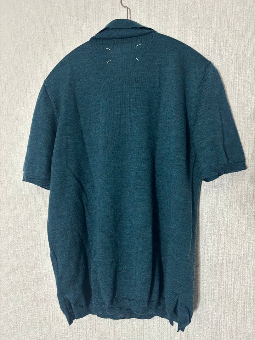 Maison Margiela 16AW ウールニット 半袖 ポロシャツ