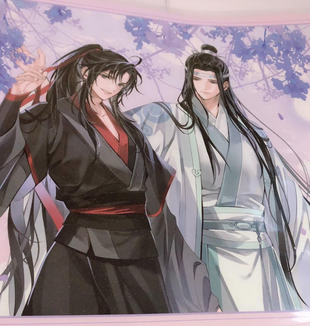 魔道祖師　カフェ　魏無羨　藍忘機　特典　ランチョンマット　全種コンプ　ポスター