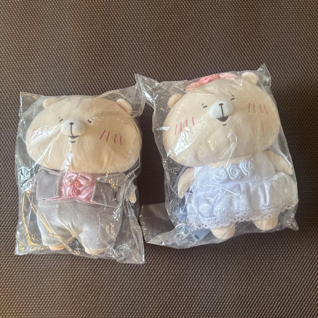 ともだちはくま 新郎新婦ぬいぐるみセット