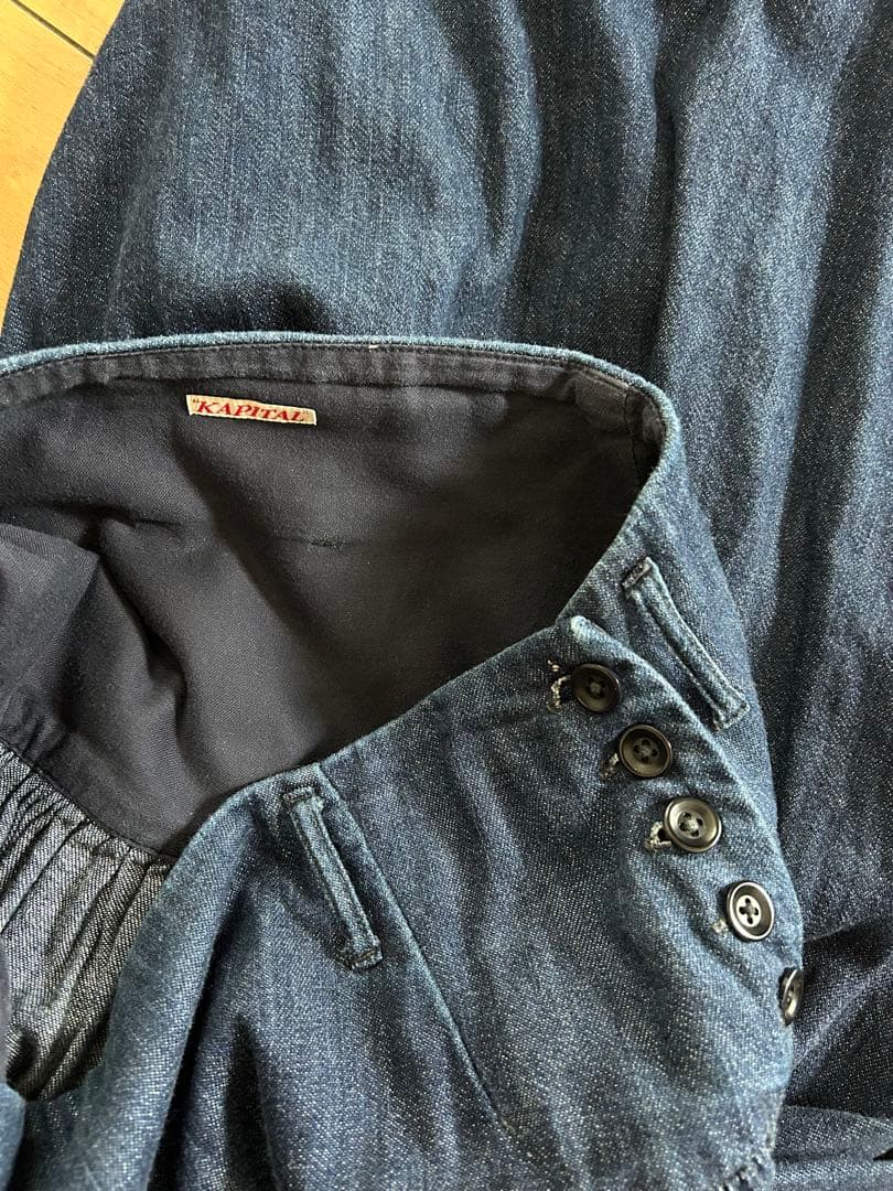 kapital デニムアミッシュパンツ　サイズ1 ガウチョパンツ
