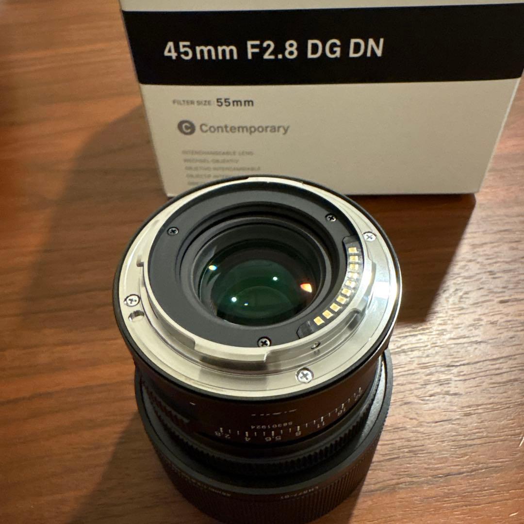 【箱付き完品】SIGMA 45mm F2.8 DG DN Lマウント