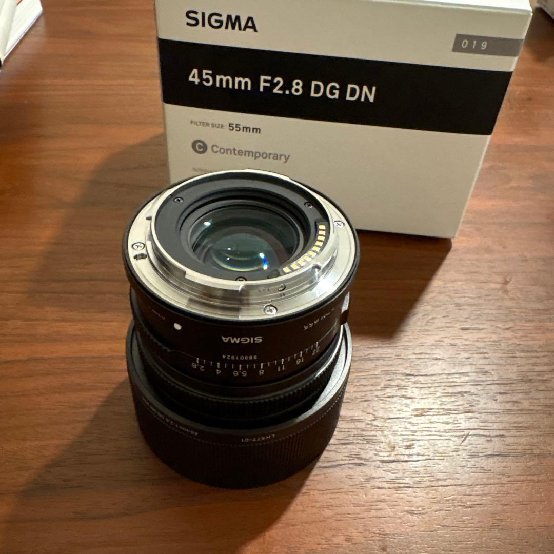 【箱付き完品】SIGMA 45mm F2.8 DG DN Lマウント