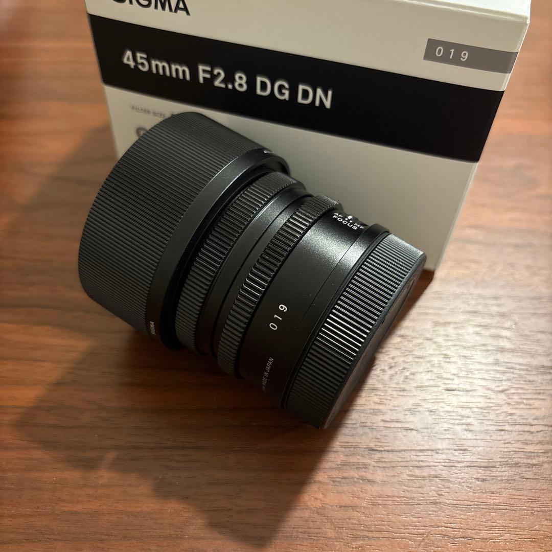 【箱付き完品】SIGMA 45mm F2.8 DG DN Lマウント