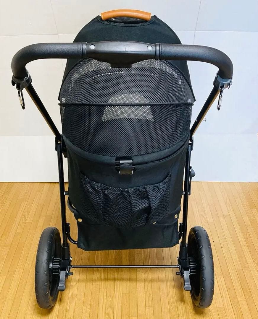 【美品】MEGANEKO ペットカート　3輪　コンパクト　分離式　折りたたみ