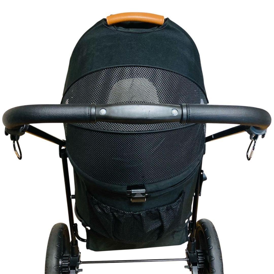 【美品】MEGANEKO ペットカート　3輪　コンパクト　分離式　折りたたみ