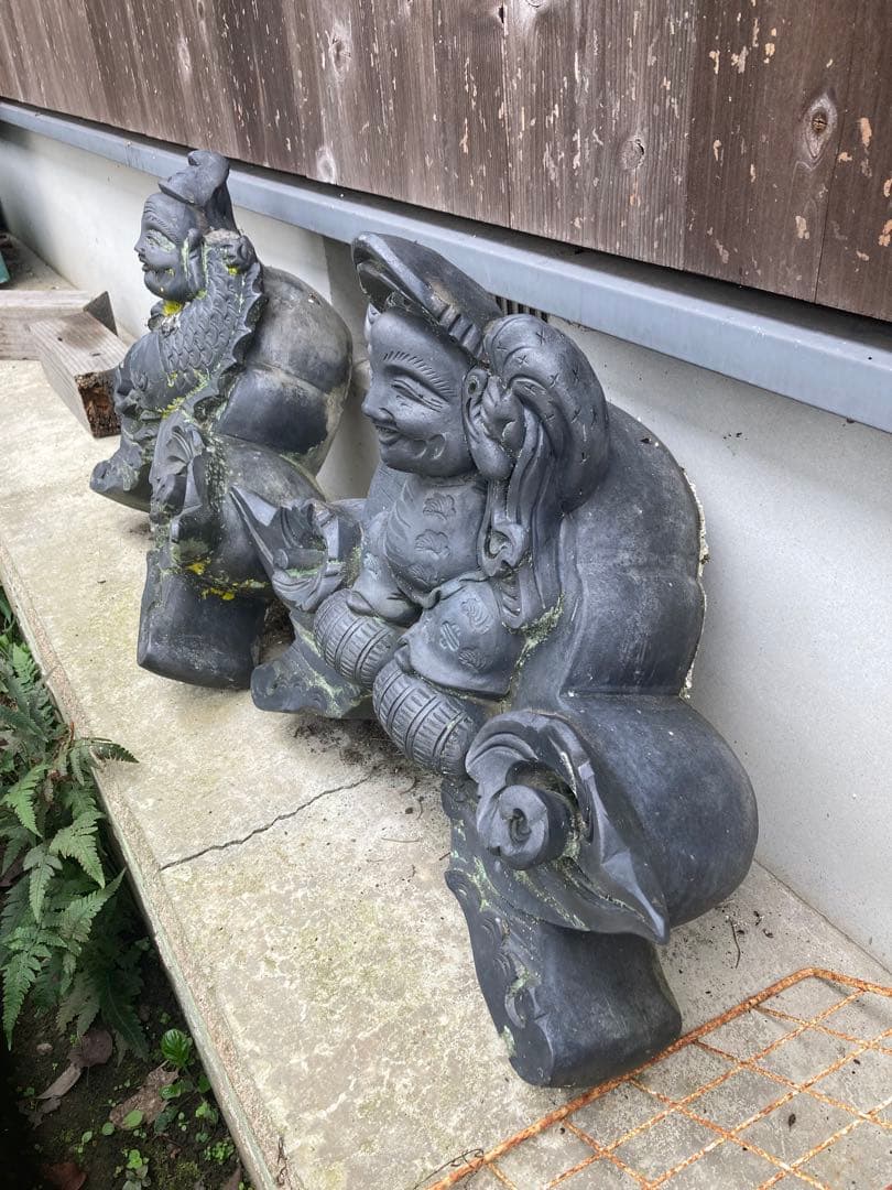 鬼瓦　恵比寿様　大黒様　2点セット送料込み