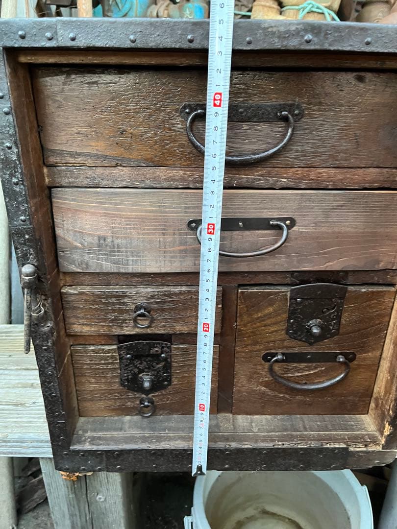 レトロ舟金庫、舟金庫、レトロ金庫、木製金庫、昭和レトロ金庫、舟箪笥