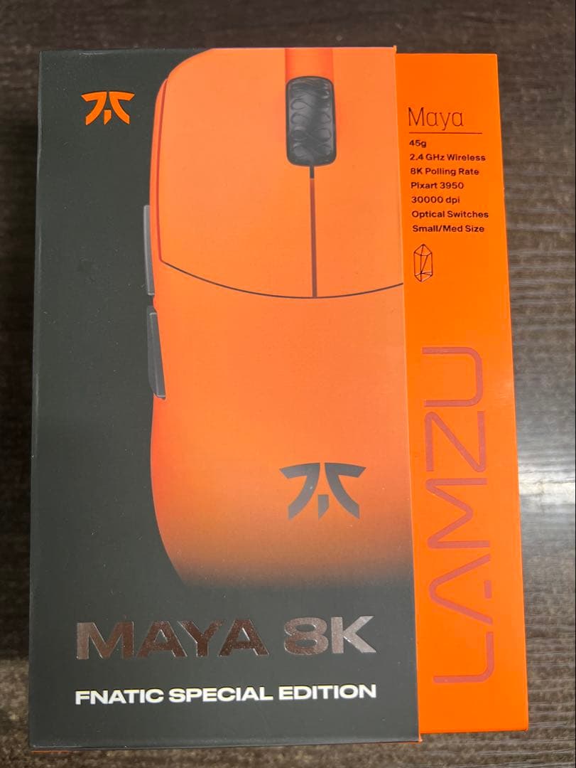 マウス・トラックボール Lamzu Maya X 8K FNATIC Special Edition