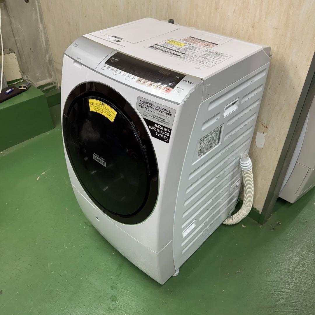 114 日立ビッグドラム　乾燥付　洗濯機　乾燥　11/6kg 小型　一人暮らし