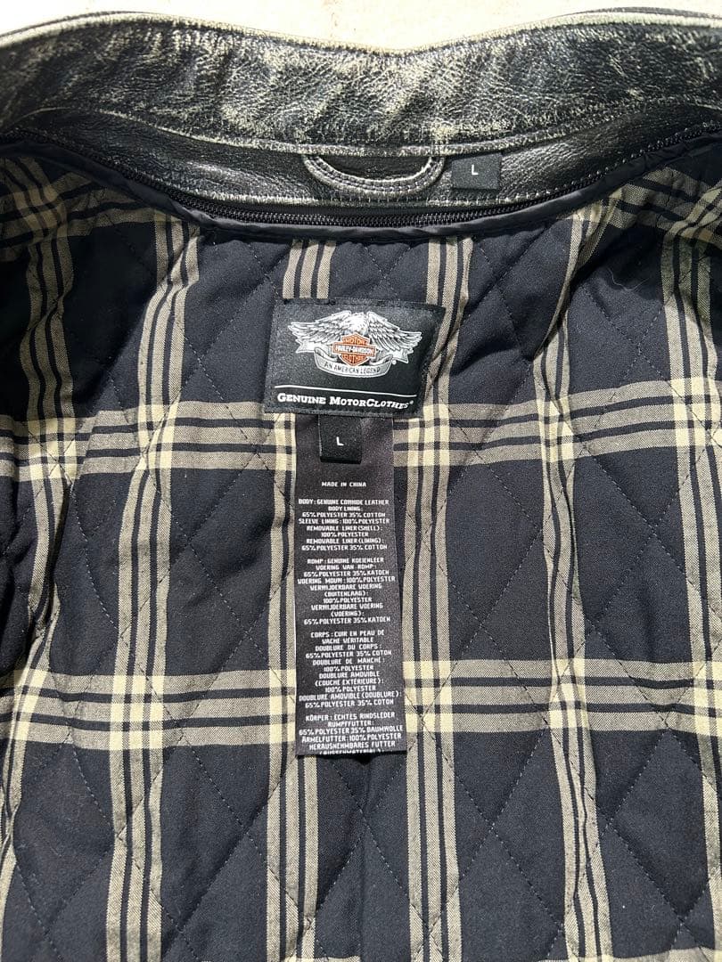 【Harley-Davidson】純正本革ジャケットL