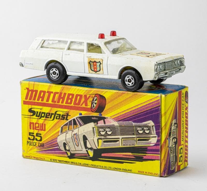 ミニカー MATCHBOX 1970 Superfast MERCURY POLICE