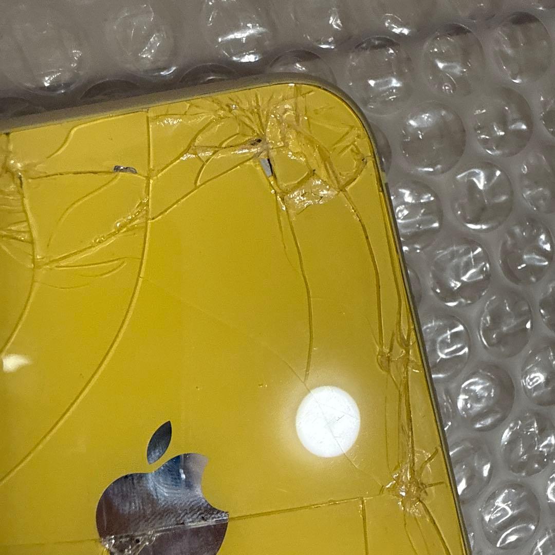 【背面割れあり】iPhoneXR 64GB イエロー