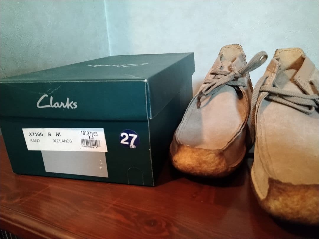 ［Clarks ］ワラビー レッドランド 27 cm アイルランド製