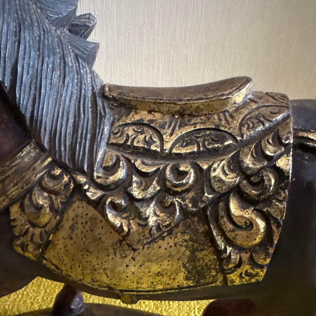 馬の彫刻 アンティーク