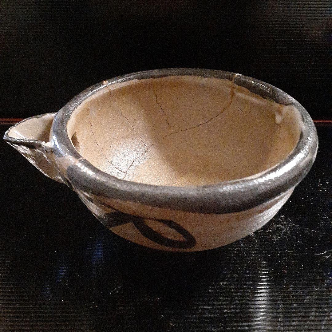 絵唐津皮鯨片口