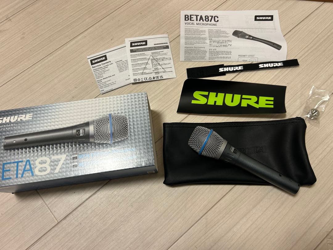 【極美品】SHURE シュア BETA87C-X コンデンサー マイク