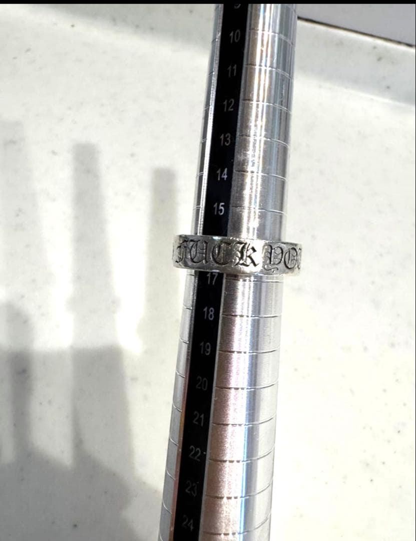【期間限定出品！早い者勝ち！】クロムハーツ★FUCKYOUスペーサーリング6mm