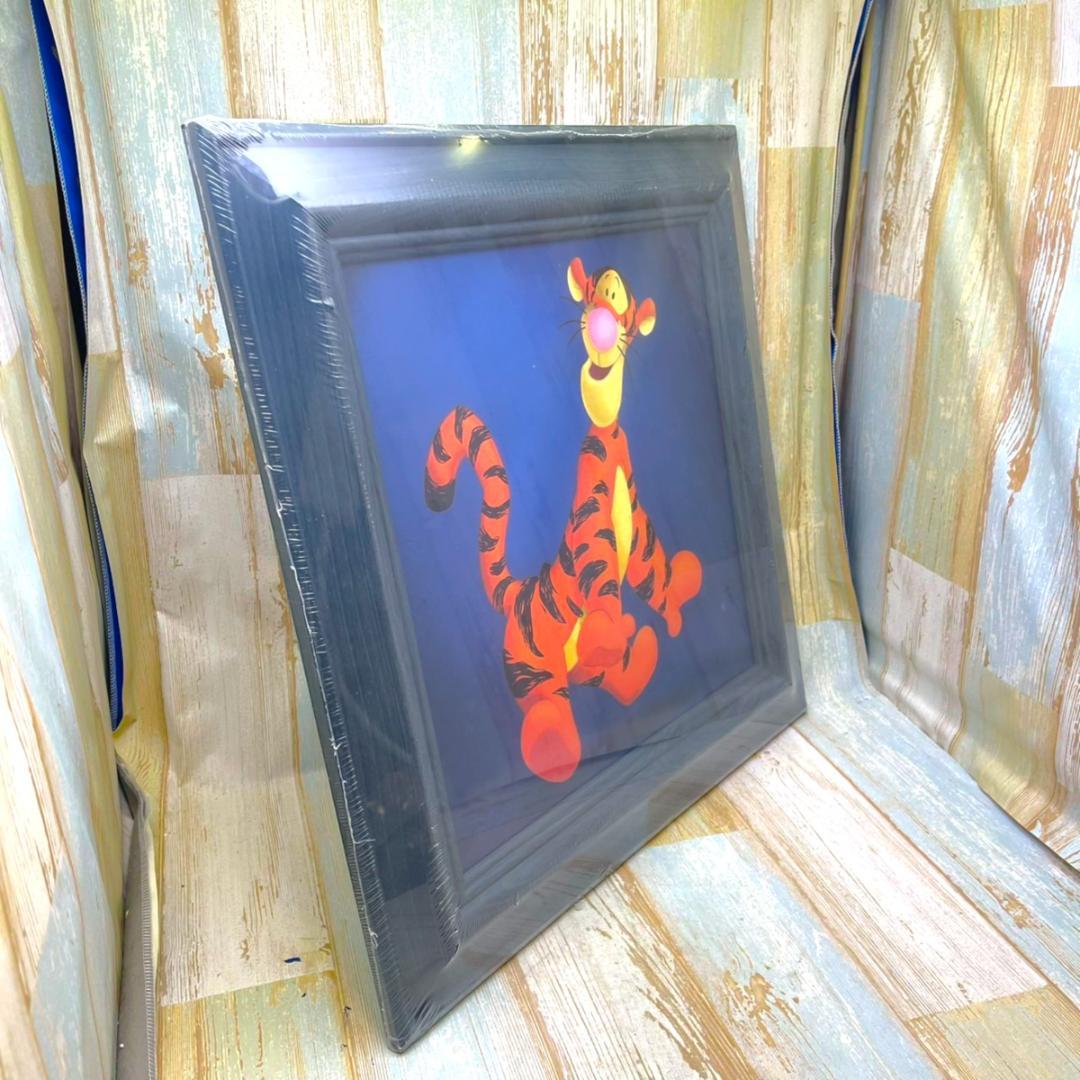 新品★くまのプーさん Winnie the Pooh ティガー 油絵風 額縁