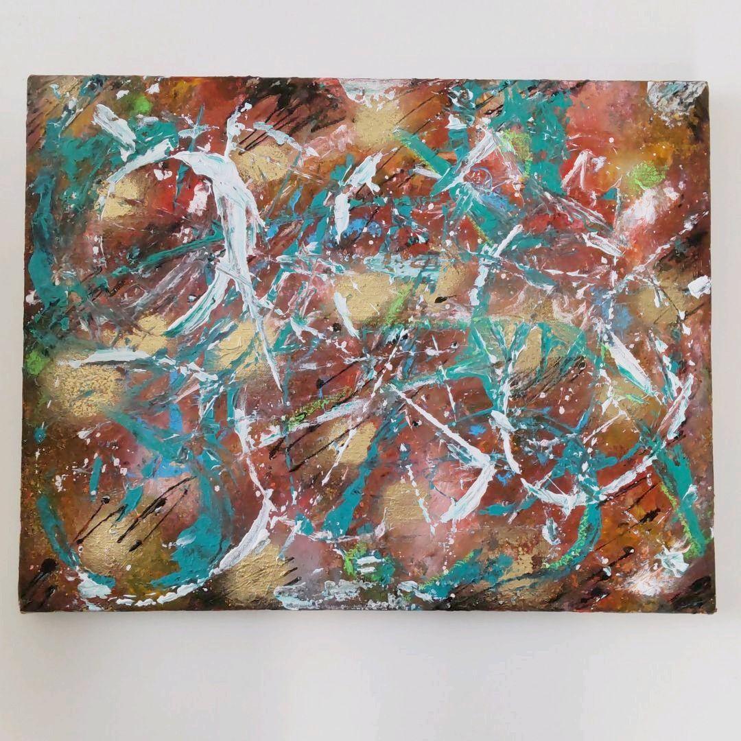 ☆抽象画、現代絵画、モダンアート、インテリア、アクリル絵画