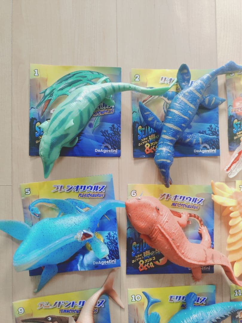 DeAgostini 海の恐竜アンドコー 17体　デアゴスティーニ　コンプリート