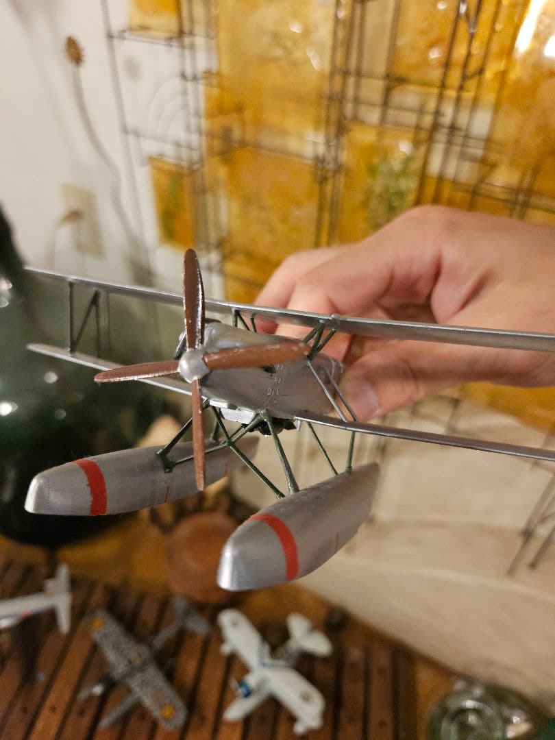 飛行機　戦闘機　模型　プラモデル　航空自衛隊　水上　ドイツ　日本軍　昭和レトロ