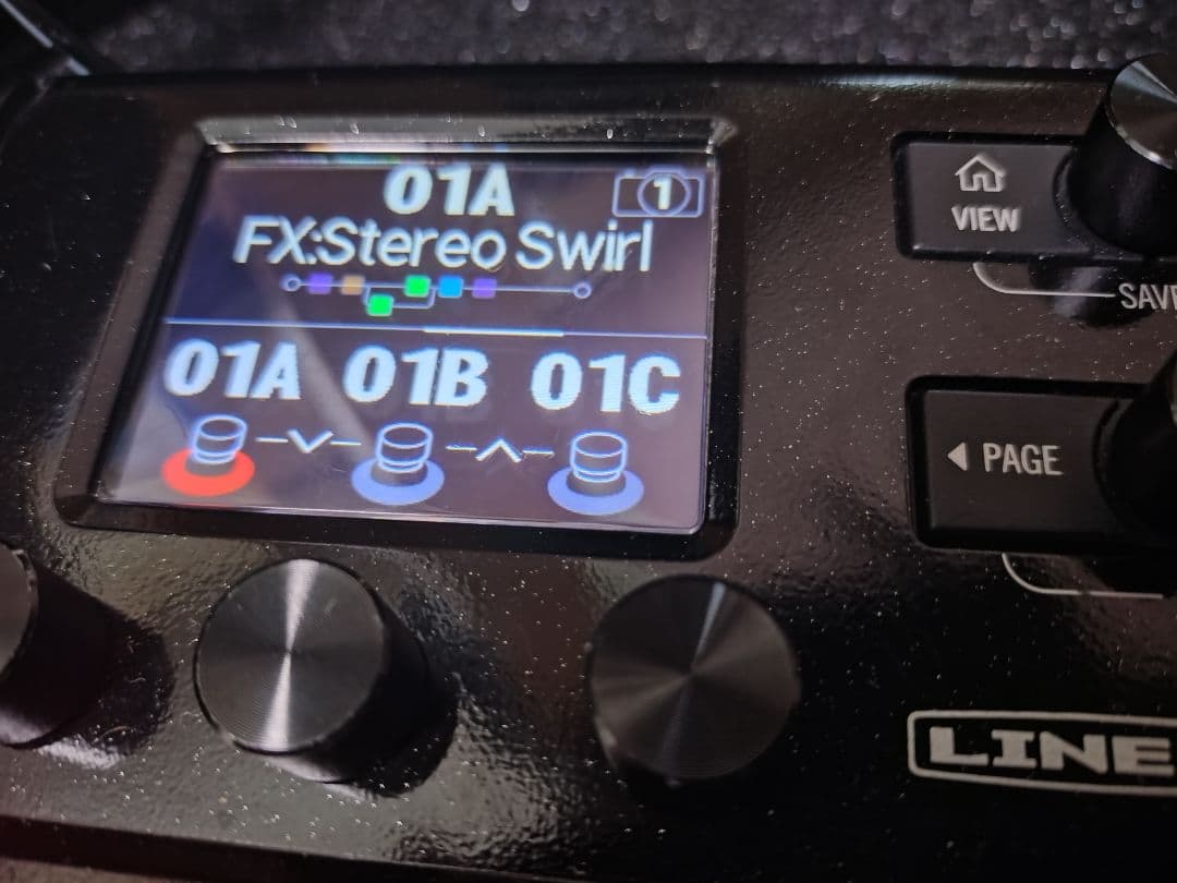 ギター LINE6 HX Stomp hellix