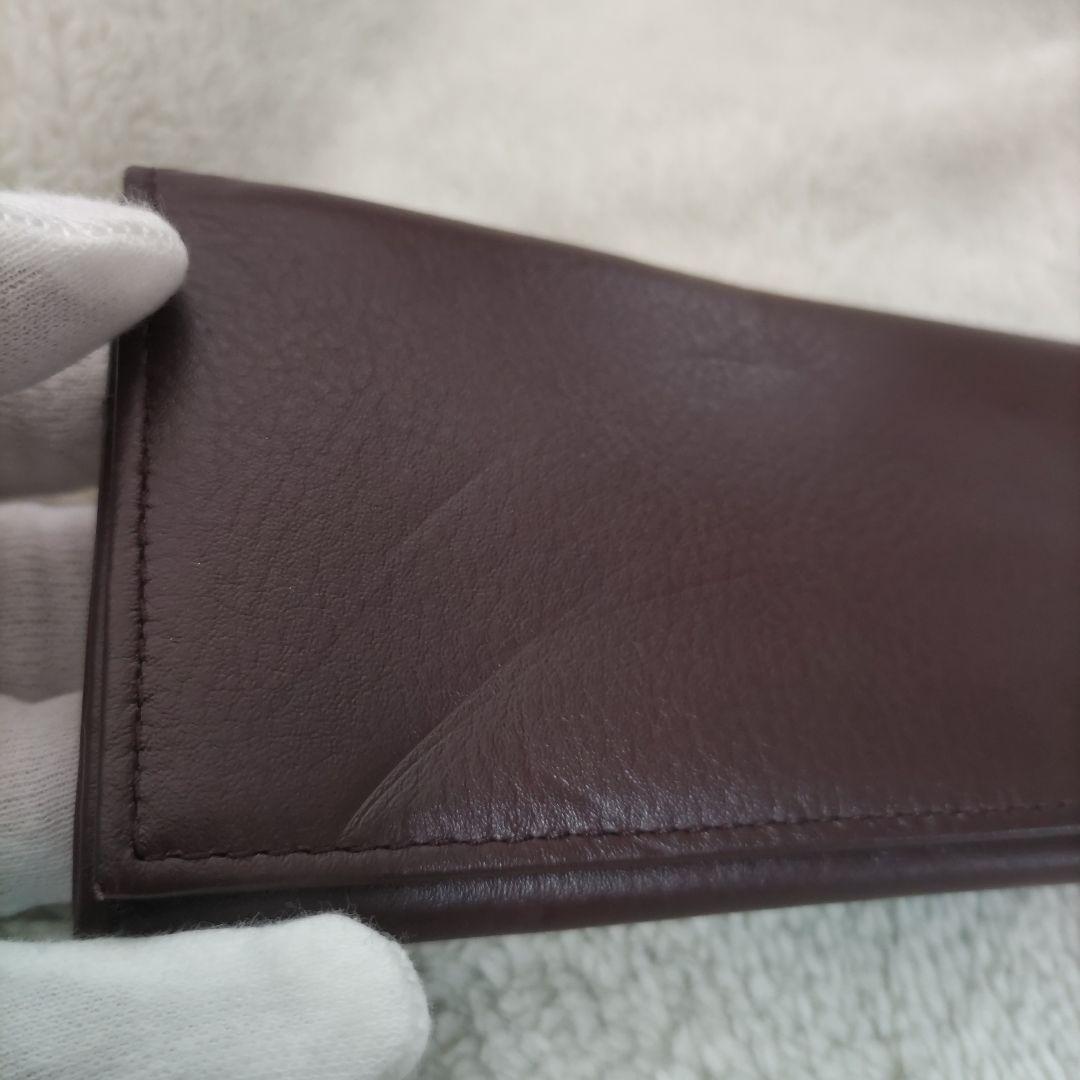 皇室　皇居　限定　長財布　折り財布　こげ茶　本革