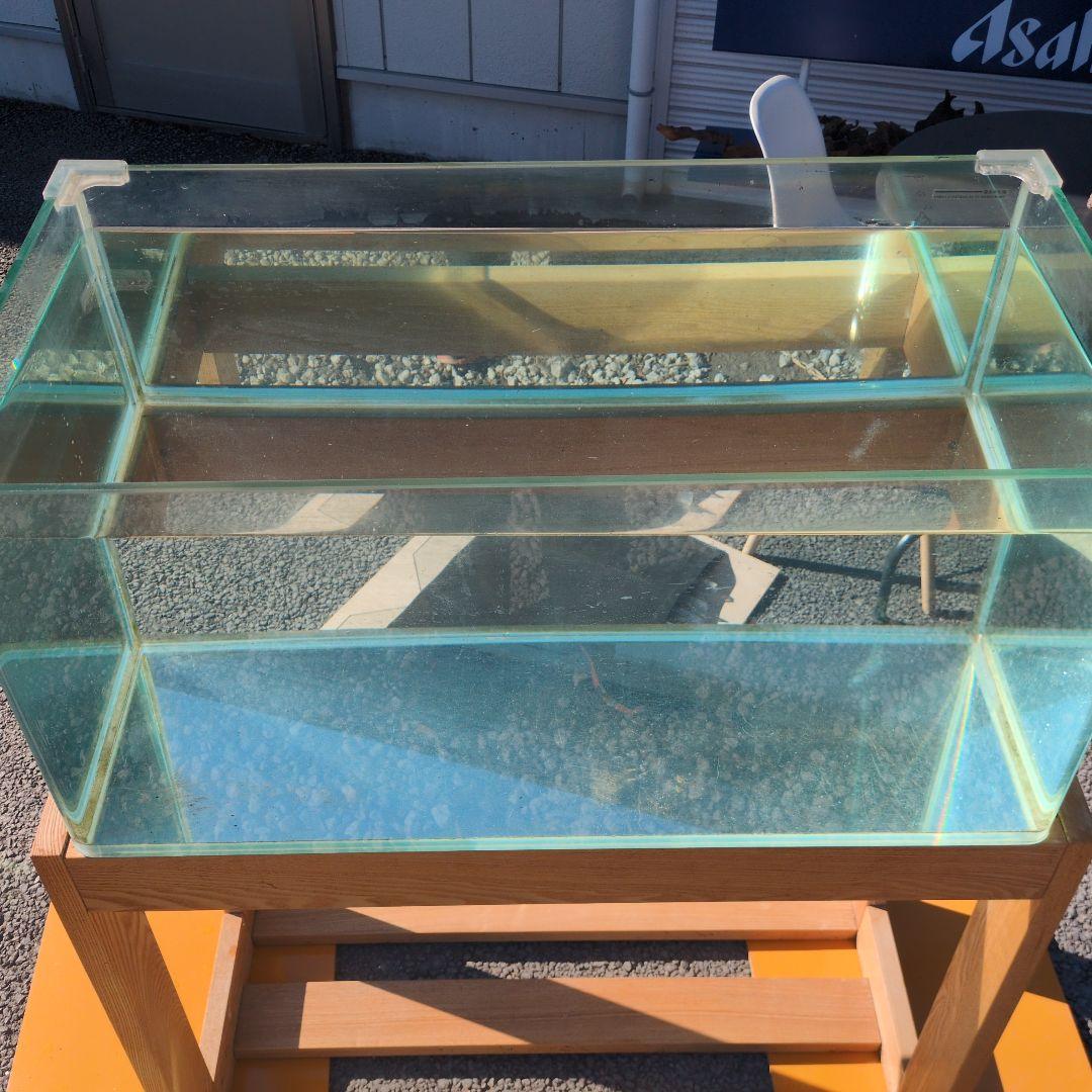 コトブキガラス水槽90cm水槽、マーフィード水槽台 （引取限定、横浜市）