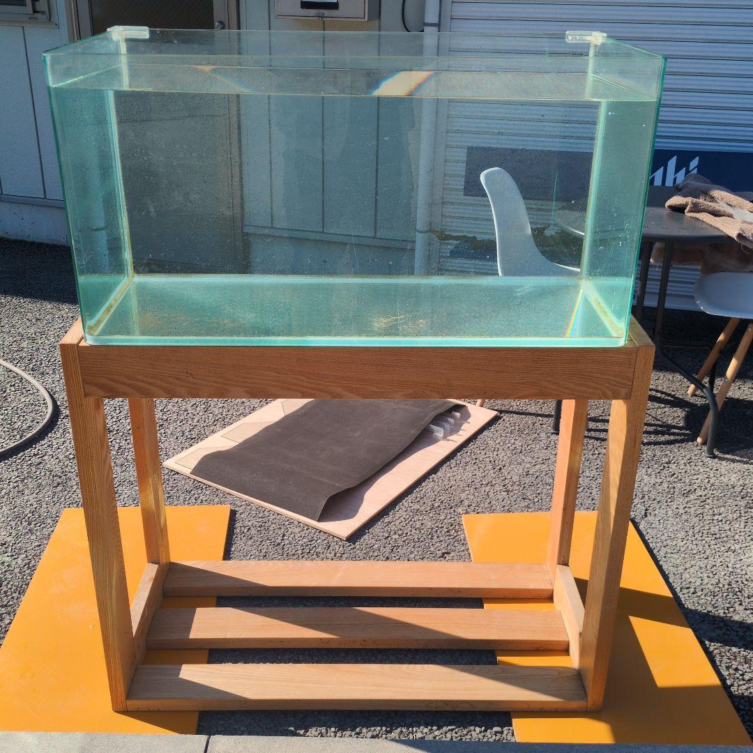 コトブキガラス水槽90cm水槽、マーフィード水槽台 （引取限定、横浜市）