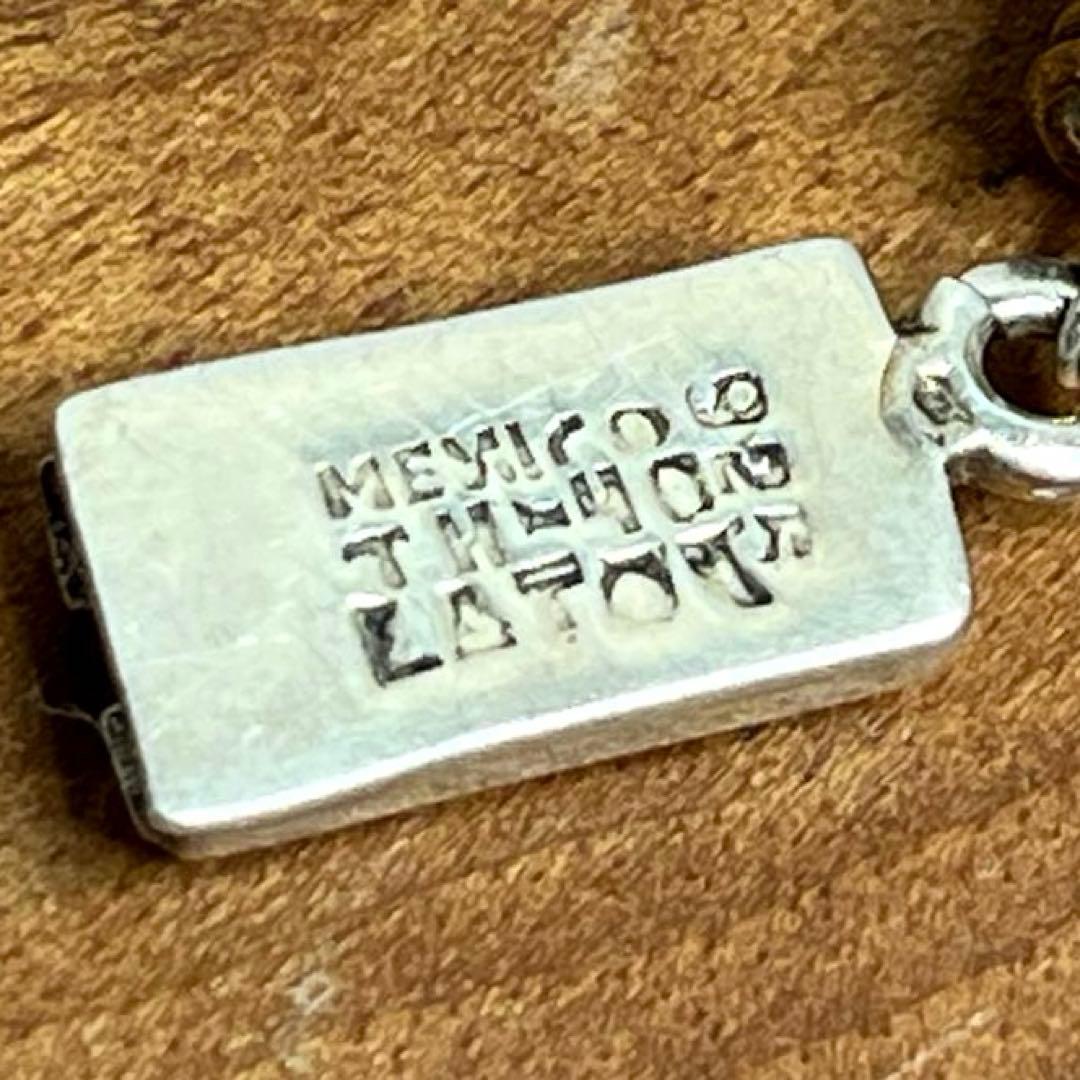 メキシコ ヴィンテージ シルバー 真鍮 ワイヤーラップ ブレスレットMEX925