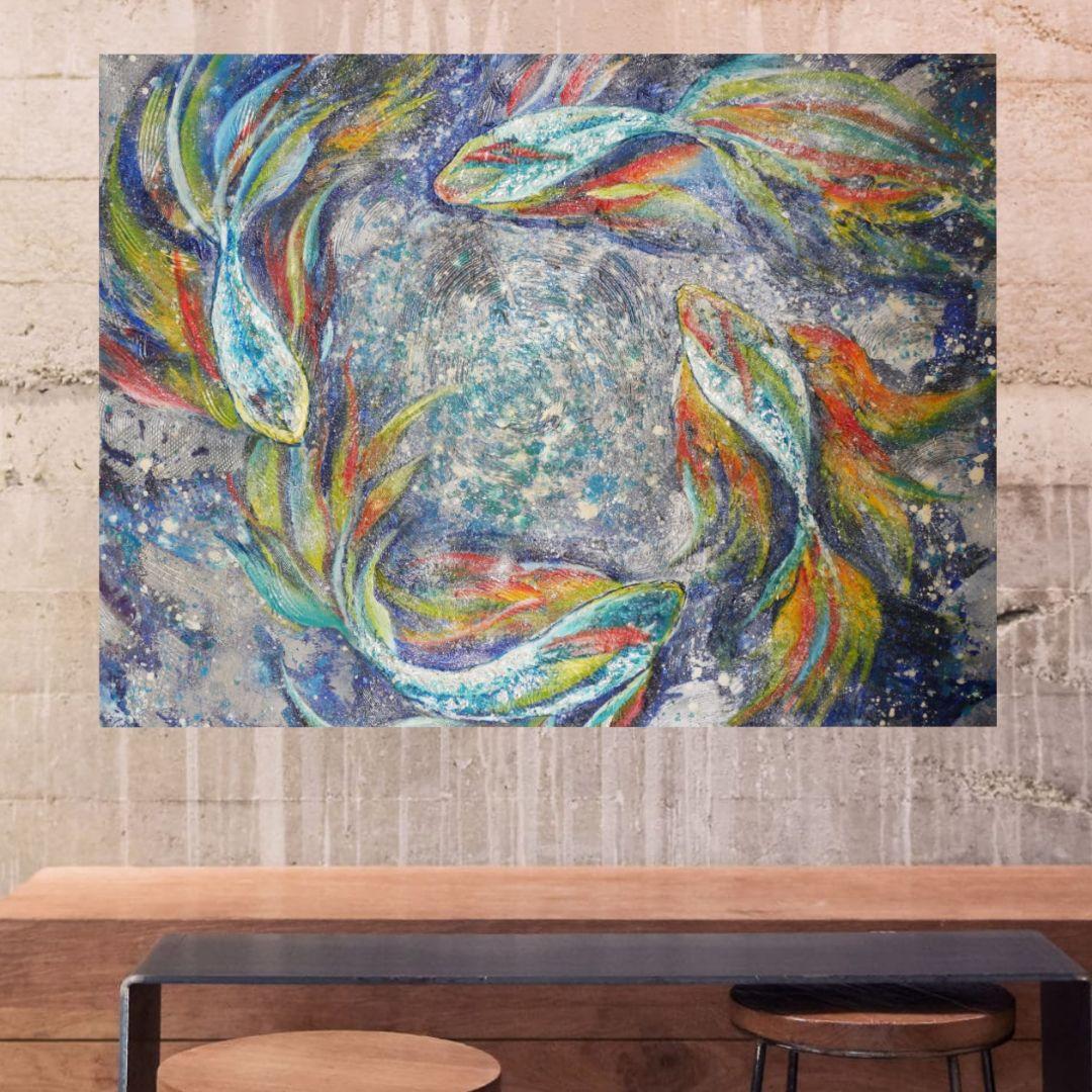 油絵 油彩 油彩画 絵画 【回転】