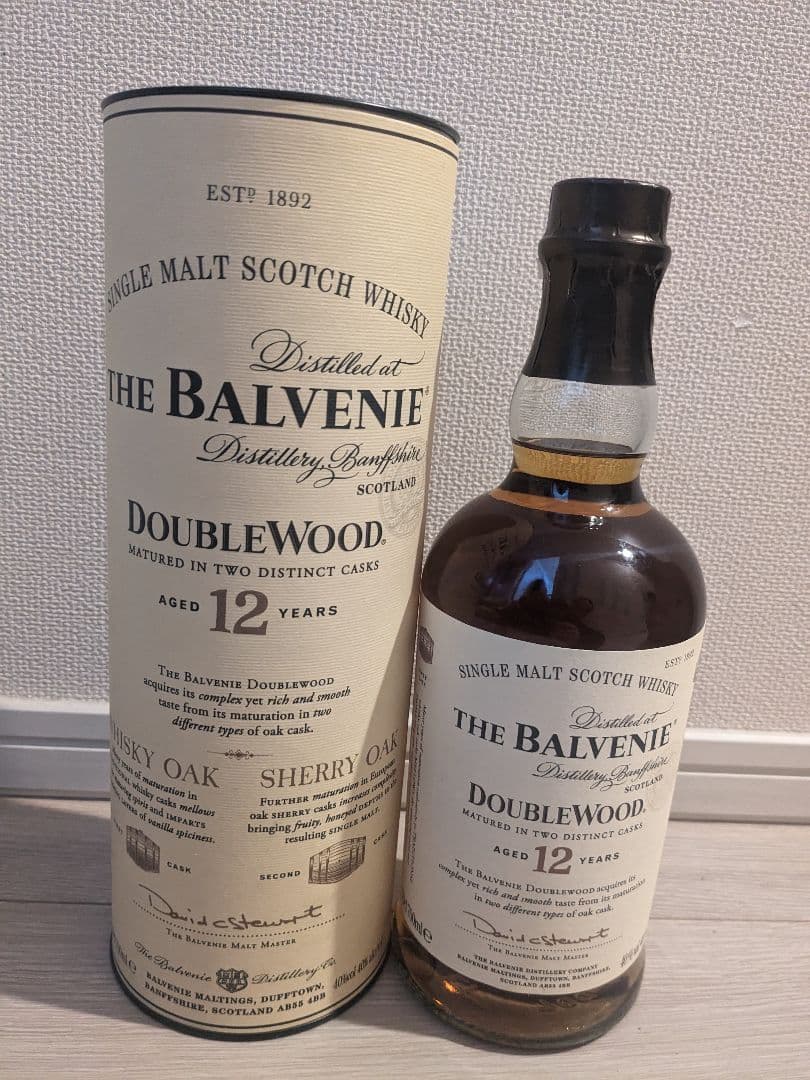 THE BALVENIE DOUBLEWOOD 12年 700ml　未開栓