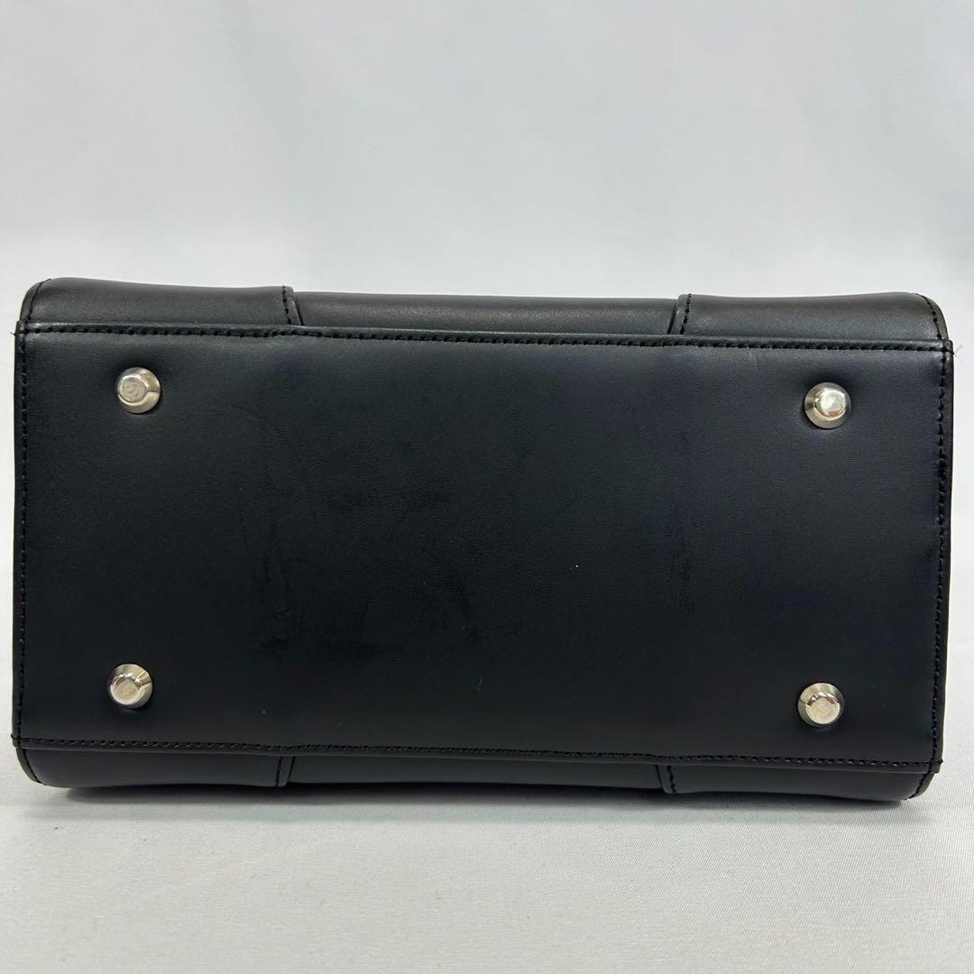 【極美品/日本製】ヴィヴィアンウエストウッド ヤスミン ハンドバッグ オーブ 黒