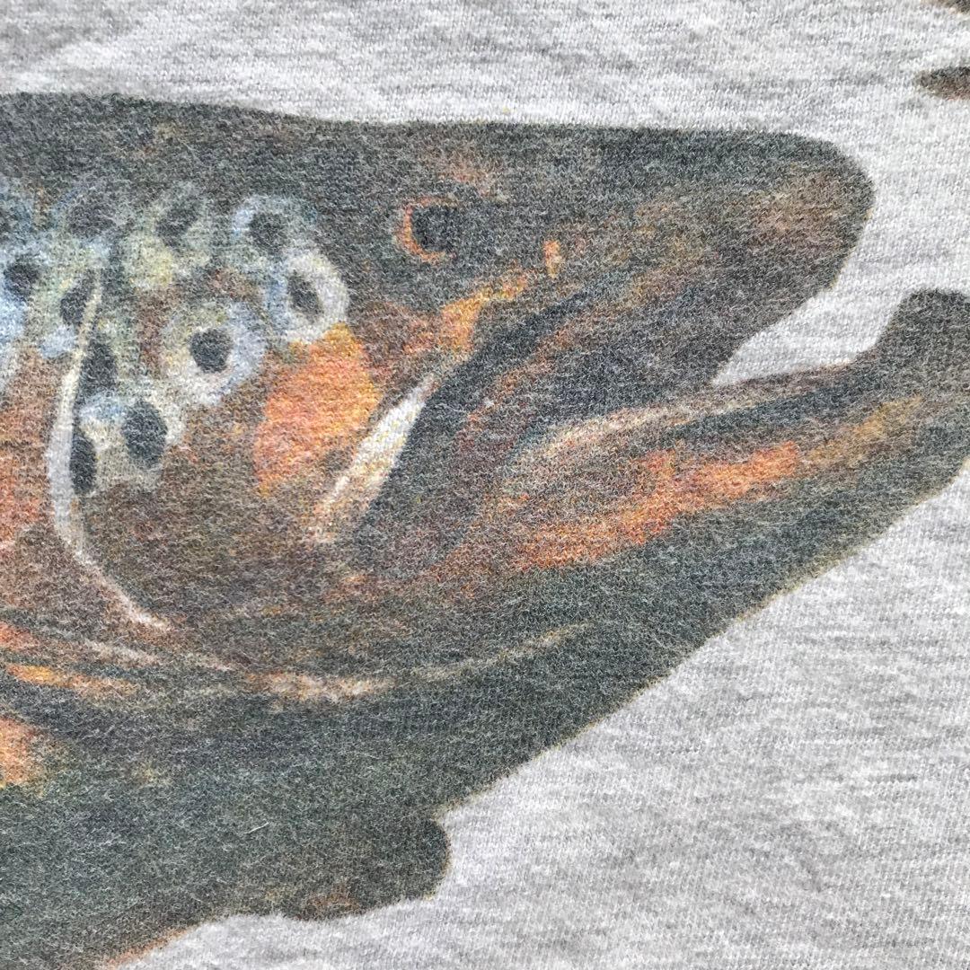 49 LL Bean エルエルビーン 1995年製ヴィンテージ Tシャツ 紅鮭