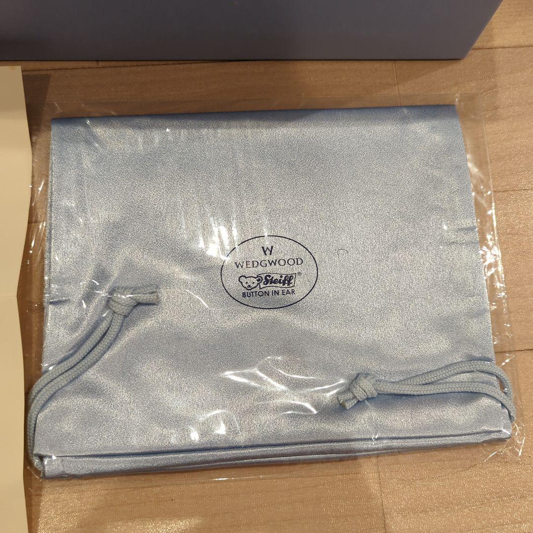 未開封品シュタイフ ウェッジウッド テディベア 2002年　ライトブルー