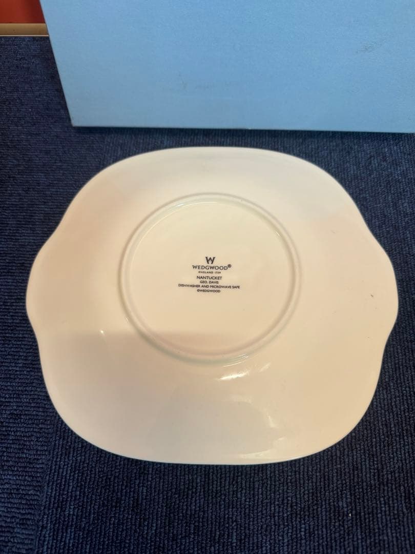 1909 ウェッジウッド ナンタケット ブレッド&バター　プレート　未使用