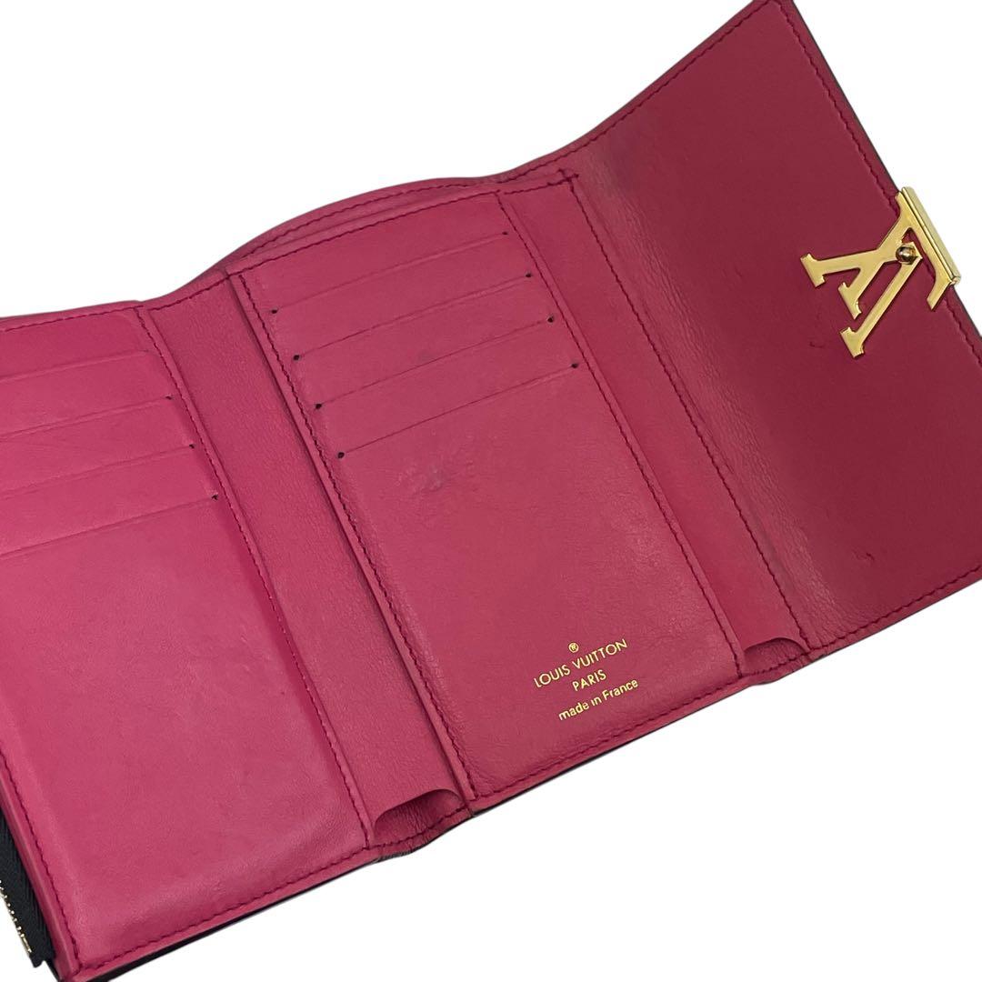 LOUIS VUITTONルイヴィトン ポルトフォイユ カプシーヌ 三つ折り財布