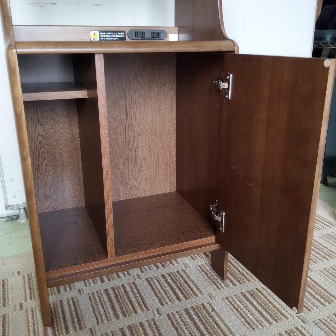 Karimoku カリモク 電話台 FAX台 飾り棚 リビング収納
