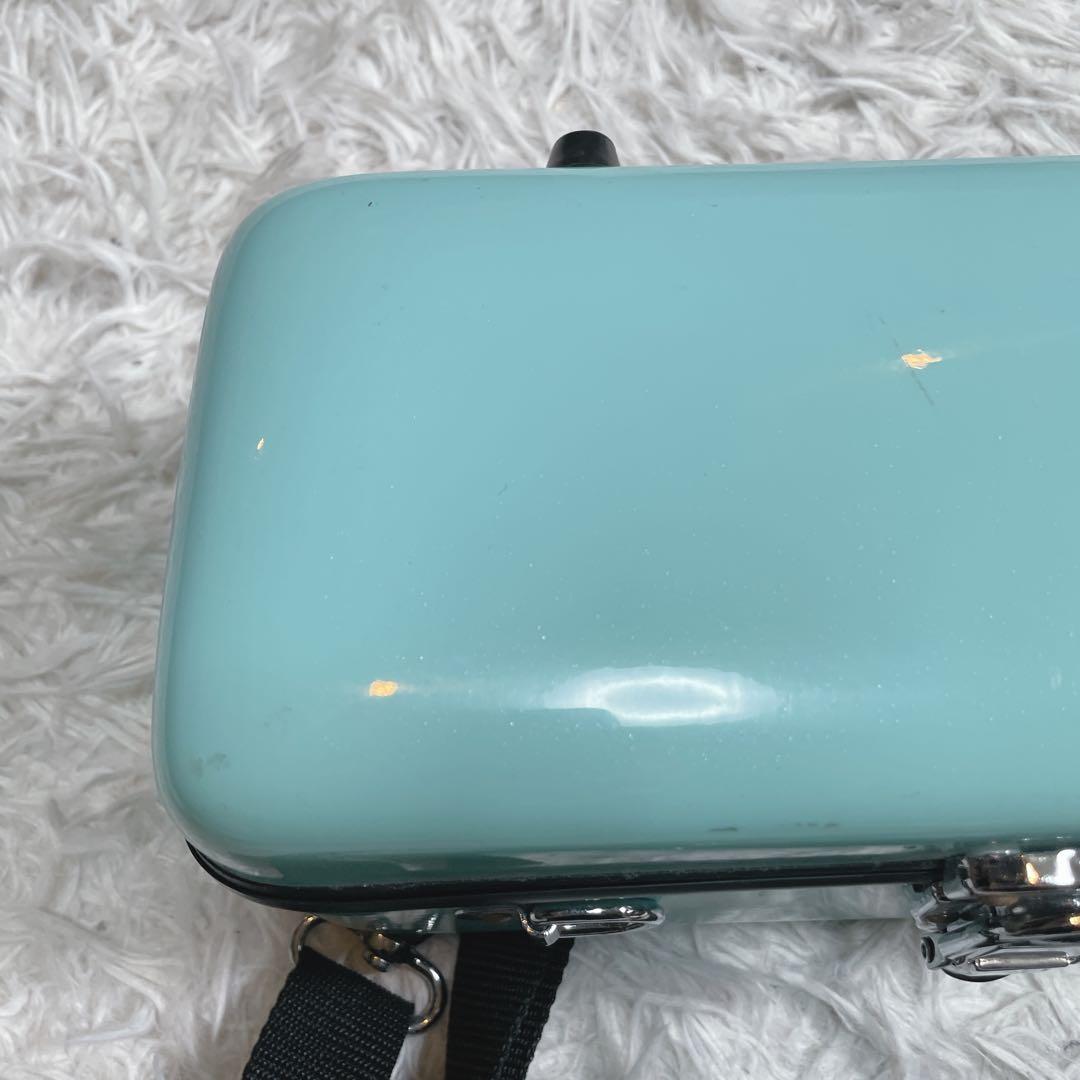 CC シャイニーケース　ソプラノサックス　ケース　ブルー