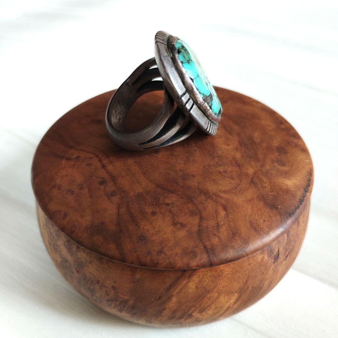 インディアンジュエリー ターコイズ大　 17号ビンテージ