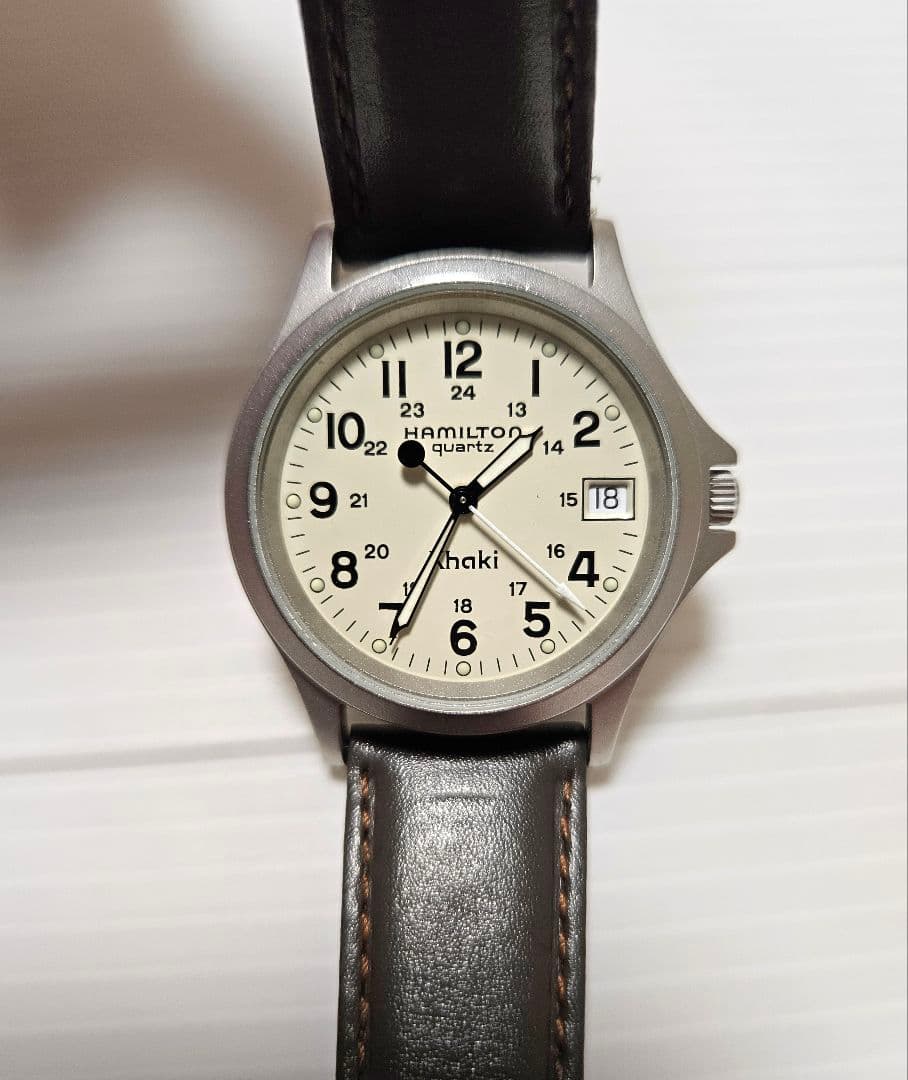 値下✕ 90s ハミルトン カーキ 9445B アナログ腕時計 クォーツ