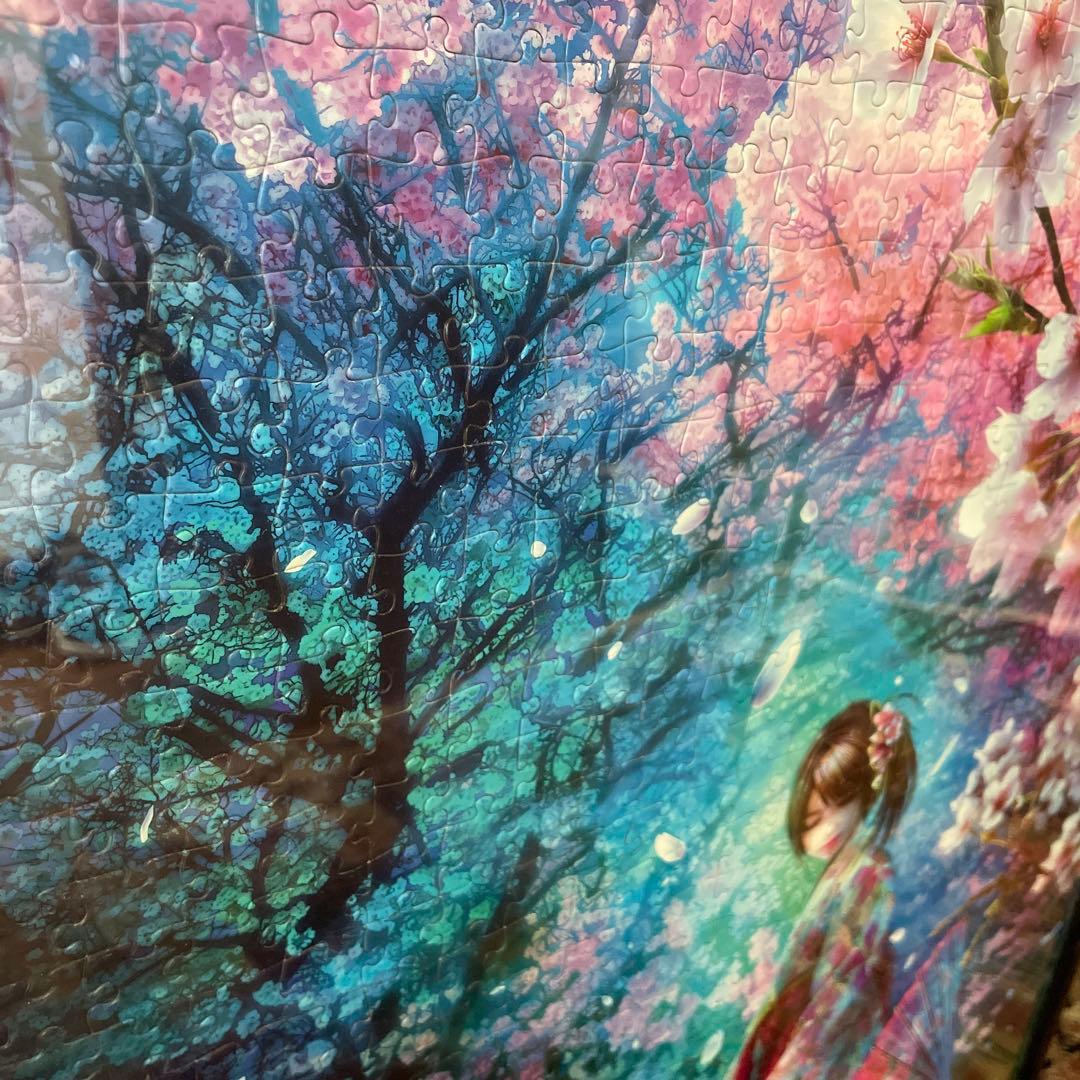 1000ピース ジグソーパズル いろはめぐり (50x75cm) パネル付き