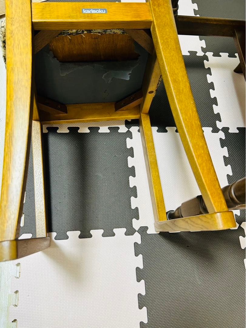 とりもも【美品】カリモク　karimoku ドレッサー　椅子付き