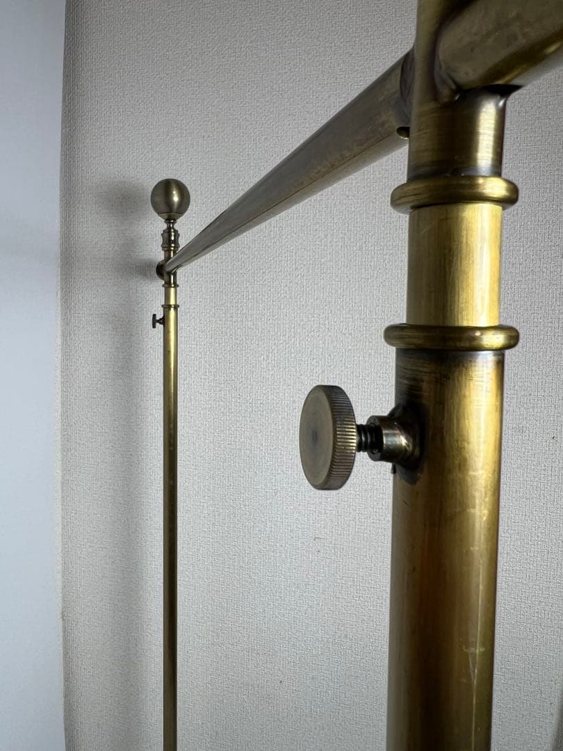 ② アンティーク　ゴールド　ハンガーラック ビンテージ　アイアン　幅90cm