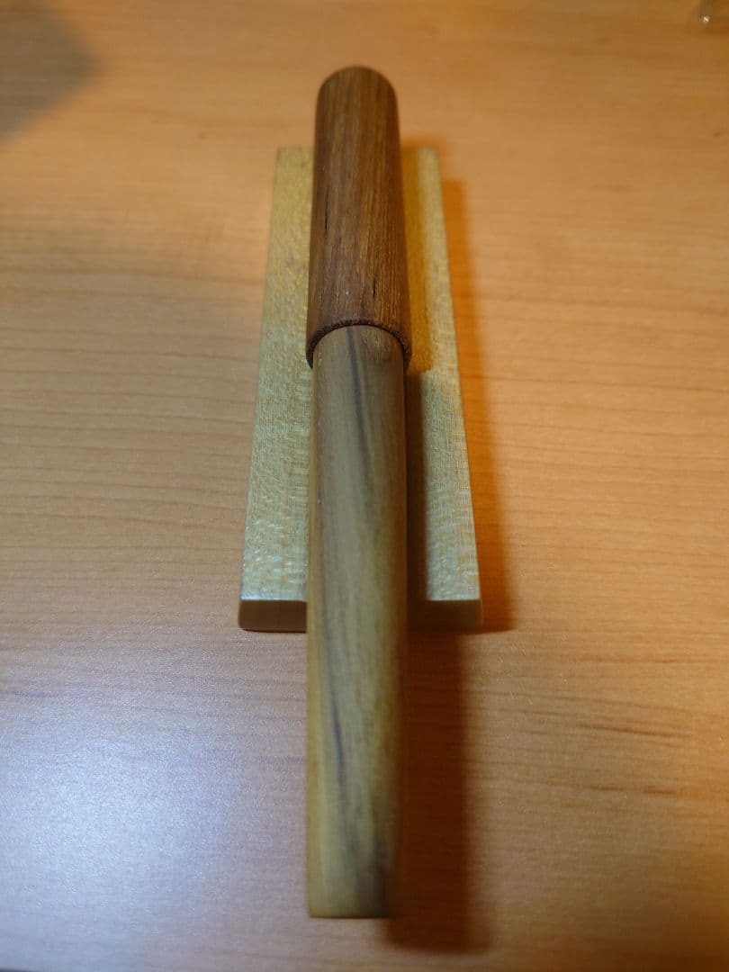 WANCHER 世界樹万年筆　渓流ニブ　おまけ付き　木箱入り　長刀