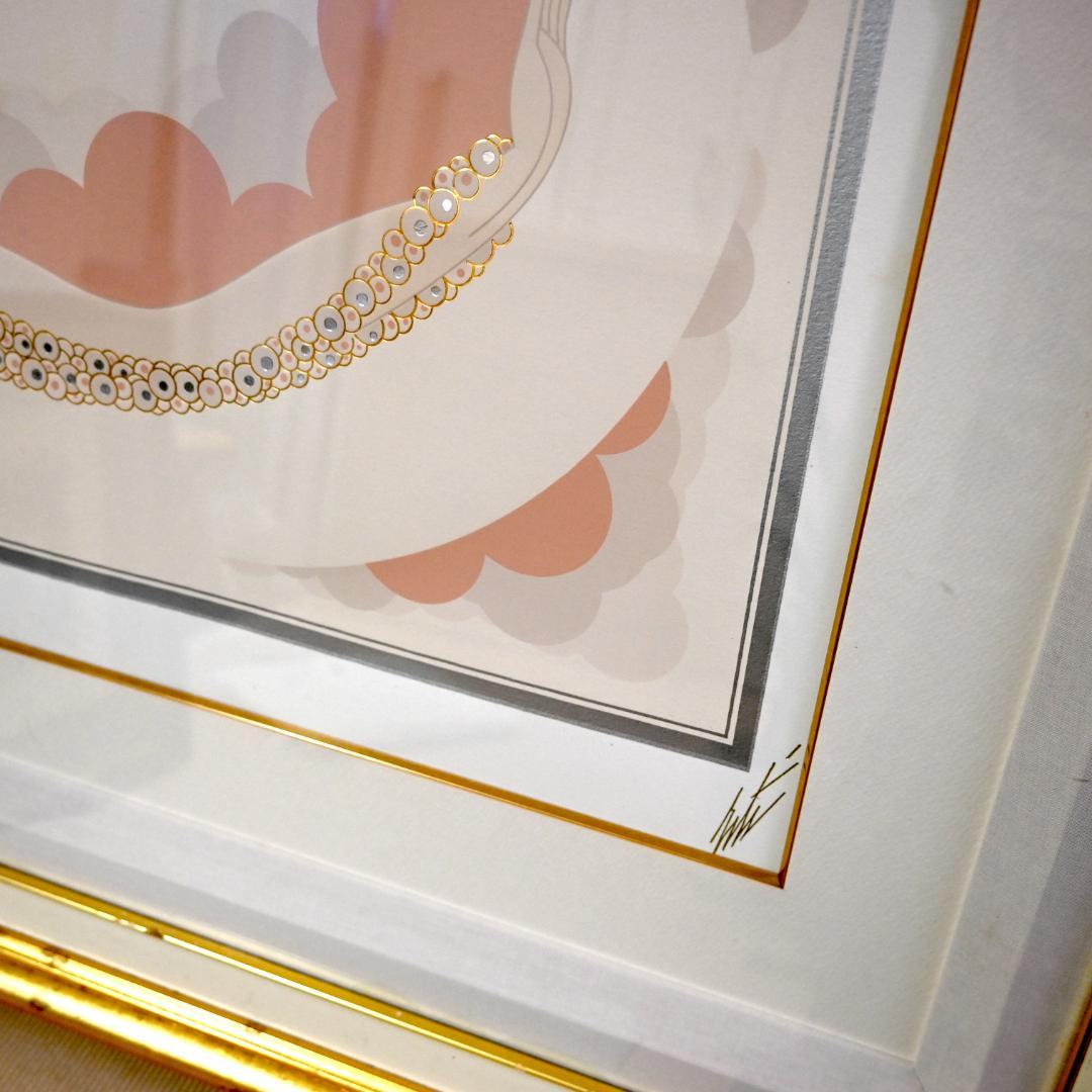 【特価！】エルテ（Erte） ルポーズ シルクスクリーン