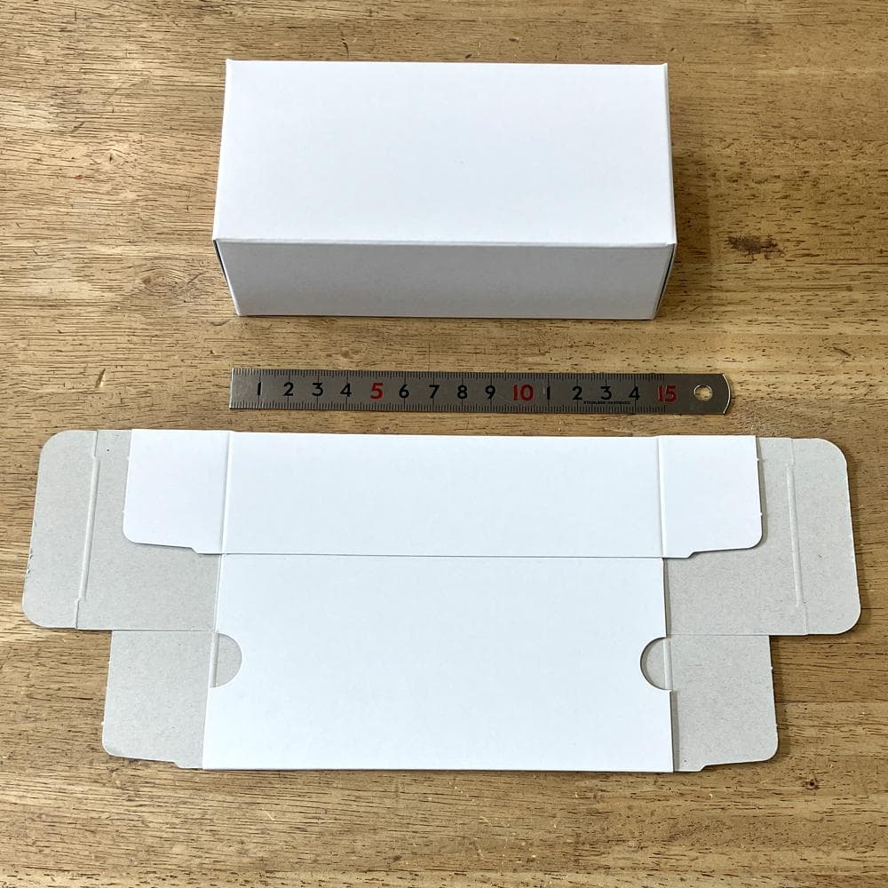 #2892-100枚　未使用　箱　キャラメル箱　サック箱　ギフト箱　ホワイト